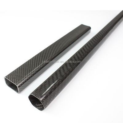 7mm 8mm Od กรอบท่อใยคาร์บอน สีขาว