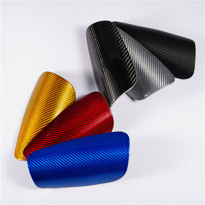 ฟุตบอล Shin Guard Holder สายคาร์บอนไฟเบอร์ 3K Twill การป้องกันพื้นฐาน Shin