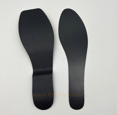 สูตฟุตบอลแบบกําหนดเอง ผ้าใบรองเท้าใยคาร์บอน 3k Twill Matte Carbon Fiber Plates 1.0mm 0.8mm