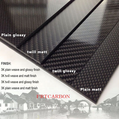 กระดาษแผ่นไฟเบอร์คาร์บอน 1mm 1.5mm 2mm 2.5mm 3mm สําหรับ Cnc