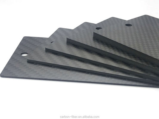 โรงงานขายดีที่สุด 3mm 3k ผนังใยคาร์บอน laminated ในผ้าใยคาร์บอน 200 * 300mm