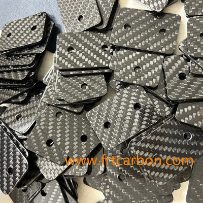 บริการแปรรูปใยคาร์บอน บัตรธุรกิจ พิมพ์ CNC กรอบการตัด ส่วน สําหรับ RC Car Shin Card