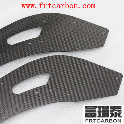 บริการตัดแผ่นใยคาร์บอน Cnc ไฟเบอร์คาร์บอน สําหรับกราฟ Drone คาร์บอน Rc รถ