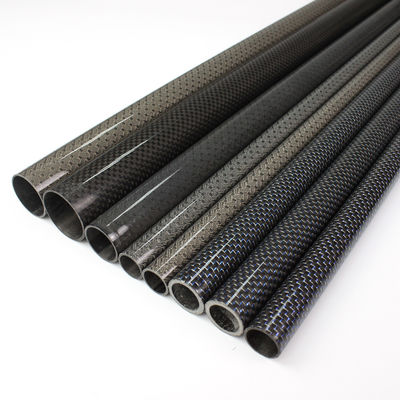 7mm 8mm Od กรอบท่อใยคาร์บอน สีขาว