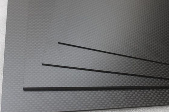 ขายร้อน 500 * 1000 มม 3K Plain Matte Carbon Fiber บอร์ด