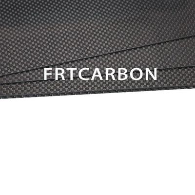 ขายร้อน 500 * 1000 มม 3K Plain Matte Carbon Fiber บอร์ด