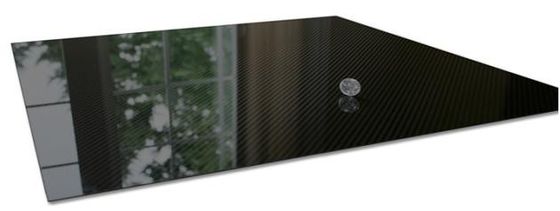 กันน้ําและระยะยาว ใช้ 1000mm X 1000mm 3K Twill แมทไฟเบอร์คาร์บอนแผ่น laminated ในคลัง