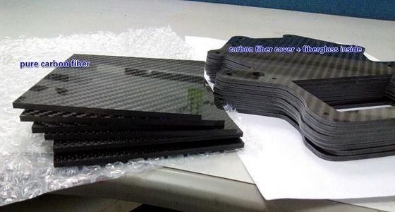 ผนังแผ่นผสมผสานจากใยคาร์บอน 1 มม.